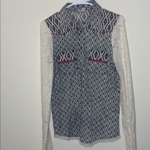 Long sleeve button down